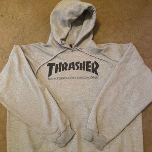 AUTHENTIC GREY THRASHER HOODIE